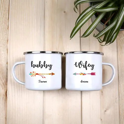 Mug Enamel Premium Couple